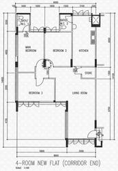 Blk 208 Yishun Street 21 (Yishun), HDB 4 Rooms #156650612